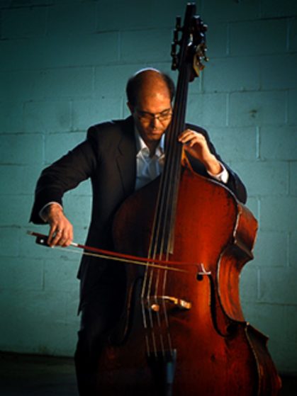 Camerata Notturna, Kurt Muroki Performs Bottesini, 16 February 2013. Pictured: Kurt Muroki, double bass.