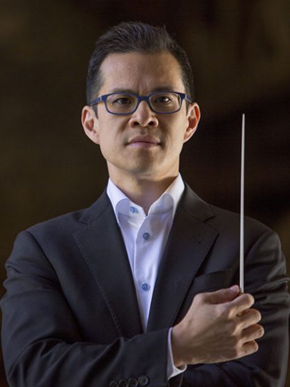Camerata Notturna, Mozart & Schoenberg, 19 October 2019. Pictured: David Chan, conductor and violin.